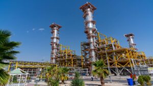 تاورهای پالایشگاه گاز پالایش پارسیان سپهر | Towers of Palayesh Parsian Sepehr Gas Refinery