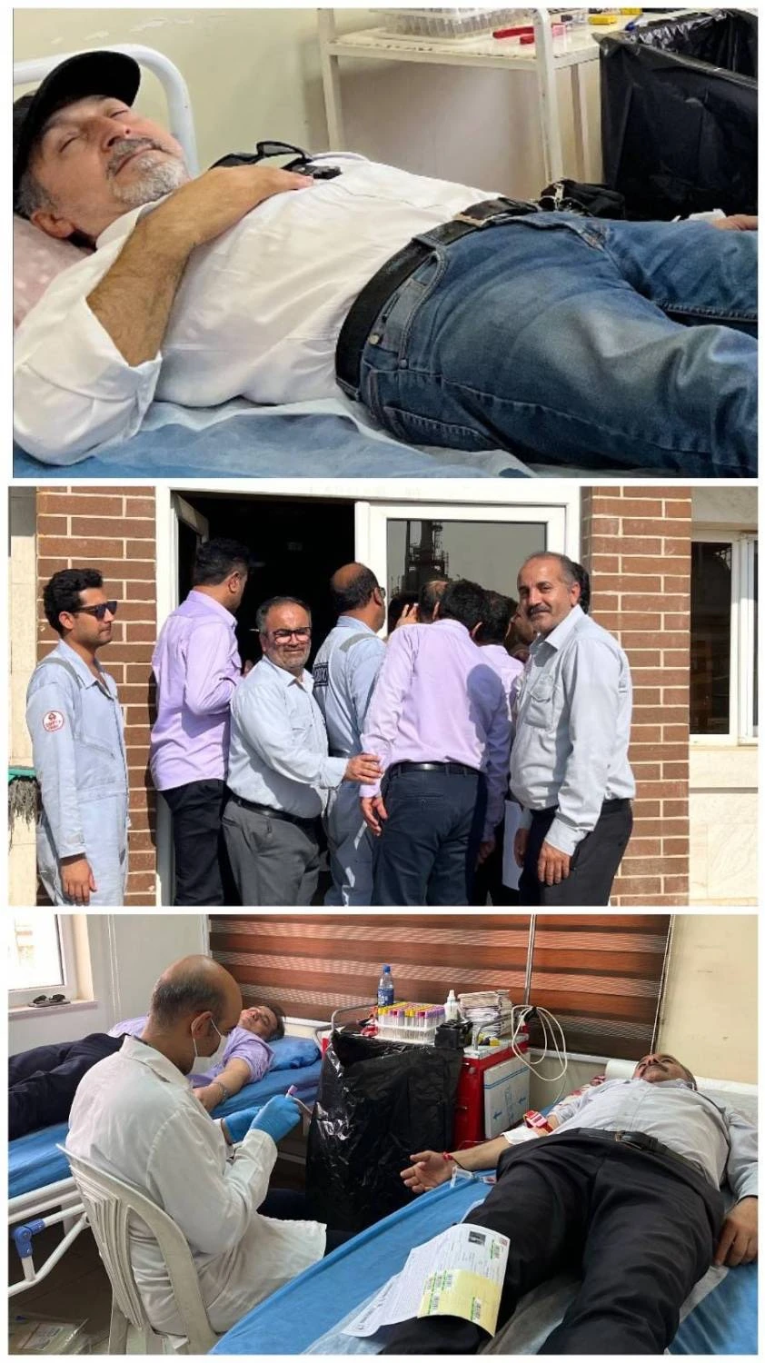 برگزاری پویش اهدای خون در پالایش پارسیان سپهر برگزاری پویش اهدای خون در پالایش پارسیان سپهر